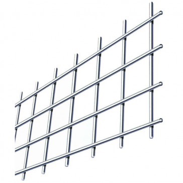 Panneau/Grille de serrurier Galva 2000x2500 Maille 50x50mm Fil de 4mm -  Panneaux/ Grilles de serruriers soudés - Vente Aciers Bâtiments en France :  ACVM